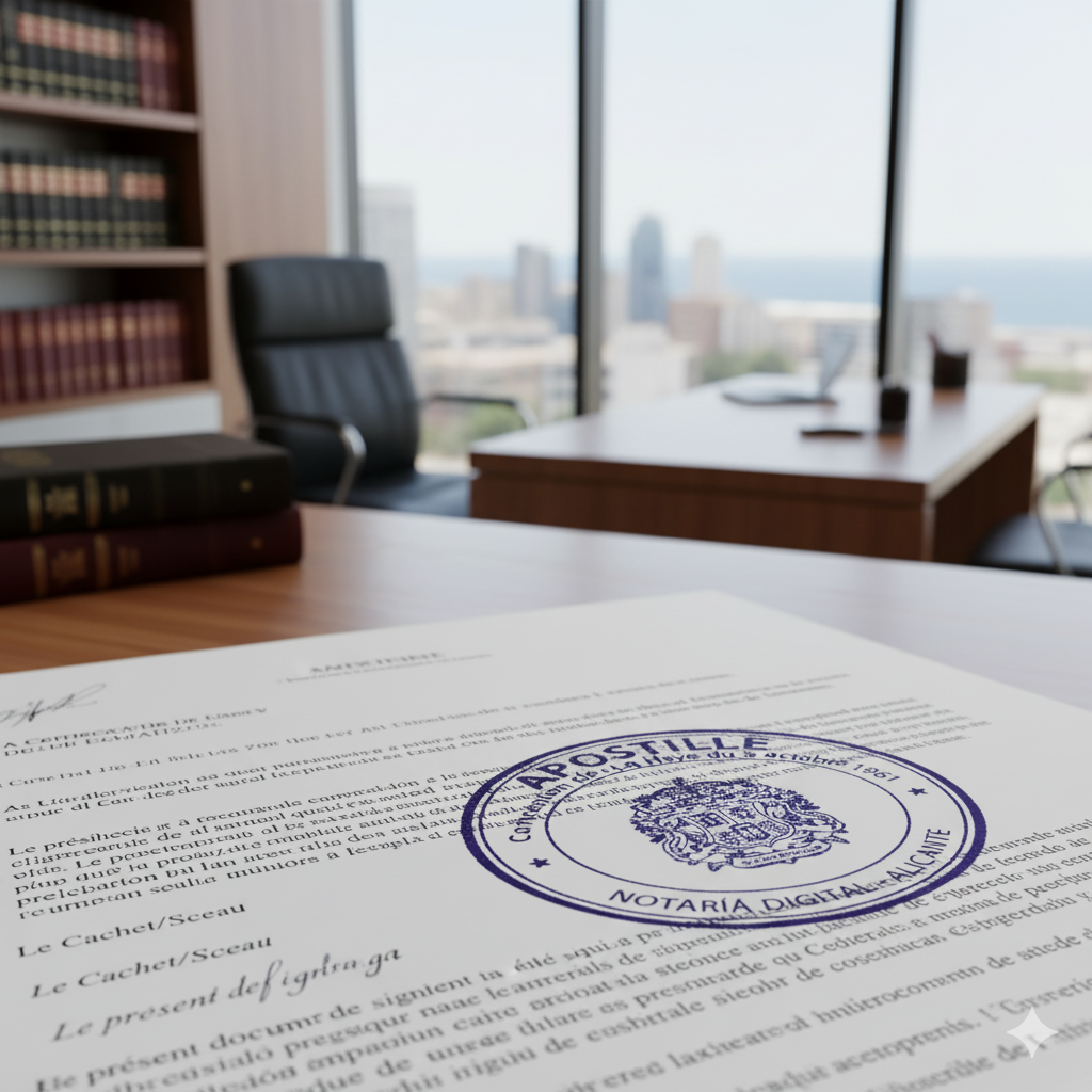 Apostilla documentos en Alicante